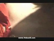 Horny milf inserts glass dildo