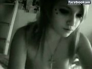 Hot blond emo on chat part1