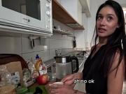 CREAMPIE FANTASY FULFILLED â€“ I Didnâ€™t Have Milk for Her Coffee, But I Had Some for Her Pussy