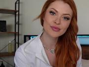 Sexy Redhead College Co-Ed Elly Clutch Seduces Her Tutor