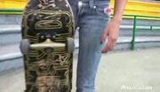 Punk skateboarder latina named diana delgado getting her tig