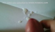 Jerking my cock sperm cum shot