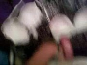 Jacking off in bra