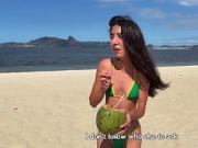 Sex with a Brazilian on Vacation in Rio de Janeiro - Cum in Mouth Swallow