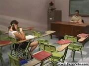 Schoolgirl Gia Paloma gets punished