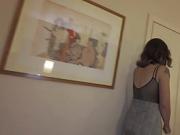 My sexy neighbour came to use my shower but she also used my dick