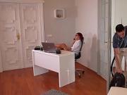 Rose Valerie's Anal Office Cleaning With Kai Taylor's Long Pipe