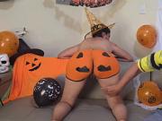 MILF stepmom wants me to penetrate her pumpkin on Halloween