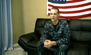 Navy airman jacks his rod