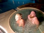 Hot Tub Sex With Blonde Cheating Wife Deliah Grace