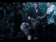Asian Slut Gangbang - Japanese Girl With Big Tits Gets Used Like A Fuckdoll In The Woods Freeze Fetish
