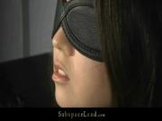 Mini girl blindfolded and fucked in subspace