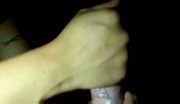 My wife and her awsom handjob