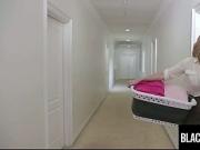 BLACKS ON BLONDES - Landlady MILF GIGI DIOR Catches Big Dick Tenant Jerking Off