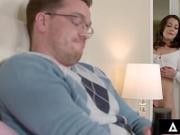 DEVILS FILM - Hot Babe Natalie Brooks Caught Her In-Law Fapping And She Finishes The Job