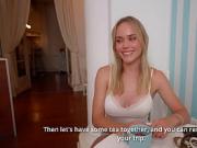 I let my stepbrother fuck my young pussy and swallow his cum so he'll let me live with him