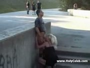 Public sex girl who suck and fuck on the street crazy