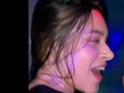 Latina teen fucks hard with strange at nightclub