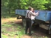 The black farmer and the farmer's daughter: fucked in the Italian countryside