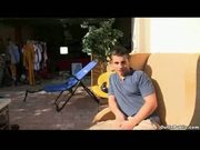 Garage sale fucking - gay amateur outdoor