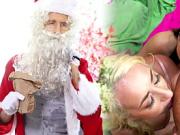 Santa is Cuming to Town - Janna & Liv Take Vladâ€™s Huge Cock