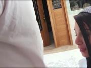 Tight latina chick Mia Hurley pussy nailed and creampied