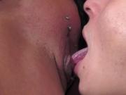 Kinky mature makes this young stud lick and slurp her mature clit