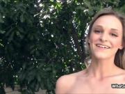 She gets paid to ride my dick outdoors