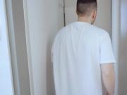 Eveline lustfully bounce on stepbro's massive cock