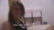 Stunning Model Swallows Cock On Camera