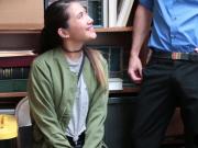 Petite asian teen criminal punish fucked by LP officer