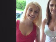 Dudes fucks amateur hotties at party