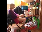 Masturbation break my blonde Mother