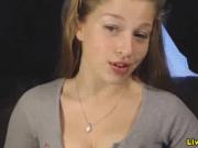 Beautiful american teen big tits webcam show