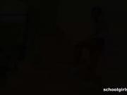 Teen Samira blowjob performance