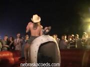 These College Gals Loves Naked Bull Riding In A Party