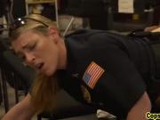 Black robber bouncing dick on huge ass blonde dirty mouth milf cops