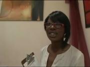 Racy Ebony Babe Screws Stiff Cock
