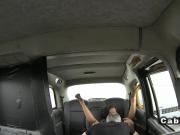 Brit amateur fucked from behind in cab