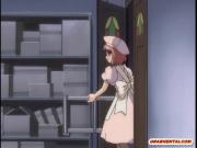 Hentai maids brutally mouth and wetpussy fucked