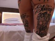 Busty tattooed sex fiend Megan Inky gets a creampie