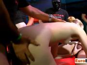 First time in history blonde girl got drunk with cum piss