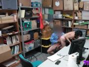 Thief Penelope forced to suck big dick in office