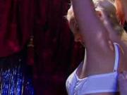 Blonde in Lingerie Exposes Her Wet Spot