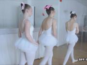 Ballerinas blowing instructors thick dick