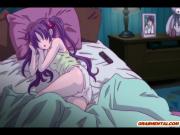 Bigboobs hentai coed self tentacle masturbating