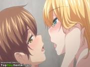 Hentai college girls with big tits fuck their friend at Topheyhentai.com