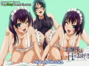 Hentai harem group sex with busty teens at Topheyhentai.com
