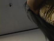 Beautiful latina in gangbang action