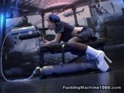 Sexy Security Guard Fucks Mechanic Dildo